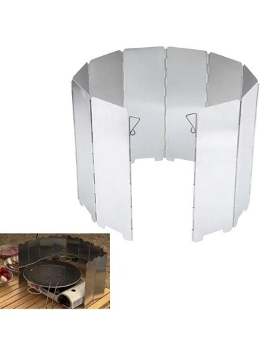 Generic Wind Protection Gas Stoves, Wind Protection, Camping Stove, Easy To Carry, Lightweight, Removable Design, For Camping, Picnics, Hiking, Backpacking