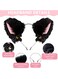 Generic Women Girl Plush Furry Cat Ears Headband Fox Ears Bells Headwear For Cosplay Party Costume Accessories
