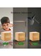 Generic Wooden Clock Silent Bedside Sound Control Multi-Functional Electronic Clock Time Date Temperature 12/24 Clock