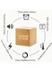 Generic Wooden Clock Silent Bedside Sound Control Multi-Functional Electronic Clock Time Date Temperature 12/24 Clock