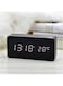 Generic Wooden LED Alarm Clock Digital Electronic Clock Desktop Decoration Usb/Aaa Powered