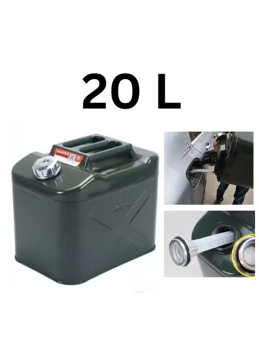 Generic 20L Barrels Can Gas Spare Container Anti-Static Can Square Fuels Container Leak Proof Portable Tank Fuel