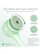 Generic Dual-Handle Electric Rotating Shower Brush, Waterproof Multi Function Back Scrubing Tool, Automatic Exfoliating Bath Brush