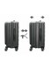 Samel 24 Inch Expandable Checked-in Durable Hardshell Trolley Luggage Suitcase with Spinner Wheels and Tsa Lock