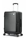Samel 24 Inch Expandable Checked-in Durable Hardshell Trolley Luggage Suitcase with Spinner Wheels and Tsa Lock