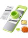 Generic Multifunctional Vegetable Cutter, Multi Purpose Vegetable Cucumber Slicer, Multi Purpose Vegetable Slicer with 5 Interchangeable Cutter, Cheese Grater for Home Kitchen