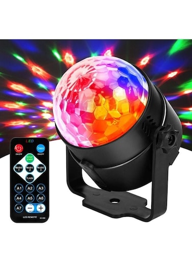 Easylife Sound Activated Party Lights with Remote Control Lightning RGB Disco Ball Light
