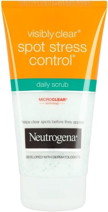 Neutrogena Face Scrub, Visibly Clear, Spot Stress Control, 150ml