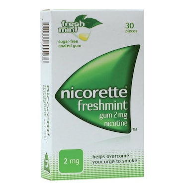 Nicorette 2 mg Mint Chewing Gum 30's
