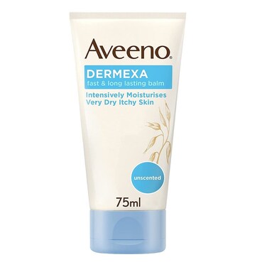 Aveeno Dermexa Fast &amp; Long-lasting Moisturizing Balm For very dry itchy skin 75ml