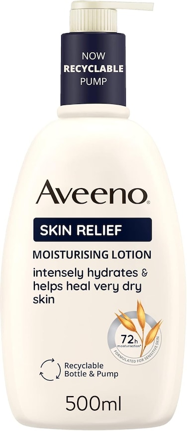 Skin Relief Moisturizing Lotion Intensely Hydrate and Nourishes Very Dry Skin Fast Absorbing and Unscented Body Lotion 500 ml