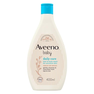 Aveeno Baby Daily Care Hair &amp; Body Wash For Sensitive Skin 400ml