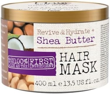 Maui Moisture Revive &amp; Hydrate Shea Butter &amp; Aloa Vera Hair Mask, For Dry &amp; Damaged Hair, Vegan, 400ml