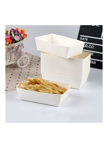 Food Packaging Box White 19 x 19 x 18cm