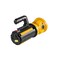 LED Spotlight Torch with 180&deg; Rotating Head, Foldable Stand, Dual Control Buttons, Yellow and Black