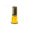 LED Spotlight Torch with 180&deg; Rotating Head, Foldable Stand, Dual Control Buttons, Yellow and Black