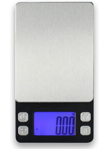 Digital Pocket Scale &acirc;&euro;&ldquo; 200g Capacity with 0.01g Accuracy &acirc;&euro;&ldquo; Compact Food, Herb &amp; Supplement Scale for Weighing Kratom, Powders, Jewelry, and More
