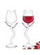 Rose Glass Goblet Set, 2 Pcs Crystal Flutes for Flower Drinkware, Suitable Gift for Housewarming, Weddings &amp; Birthdays