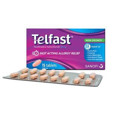 Telfast 180Mg Tab 15S