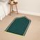 Fabienne Luxury Foam Prayer Rug with Prayer Beads Soft Padded Prayer Mat 70x110 cm Dark Green with Knee Support, Anti-Slip &amp; Lightweight Ideal Gift for Elderly, Hajj, Eid &amp; Ramadan