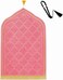 Fabienne Luxury Foam Prayer Mat Pink with Prayer Beads Soft Padded Prayer Rug 70x110 cm with Knee Support, Anti-Slip &amp; Lightweight &ndash; Ideal Gift for Elderly, Eid &amp; Ramadan