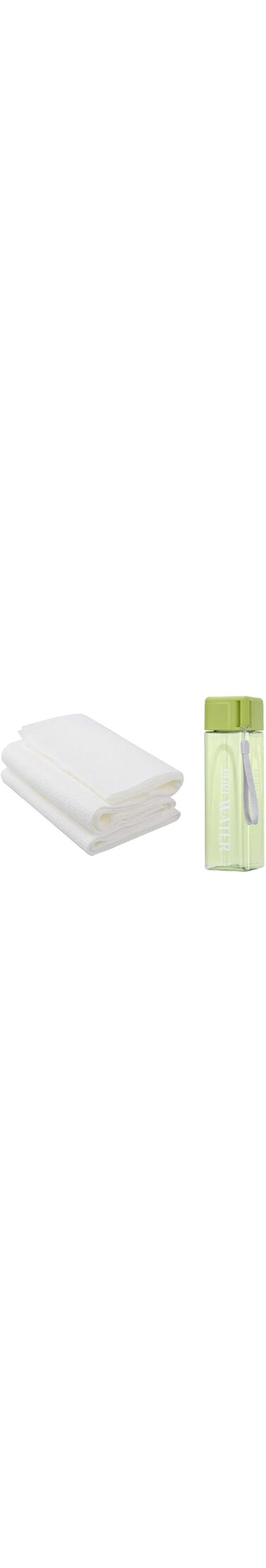 Star Babies Back to School Combo pack (Water Bottle 500ml with Disposable Towel Pack of 3)-Green