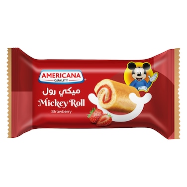 Americana Strawberry Mickey Roll, 20g
