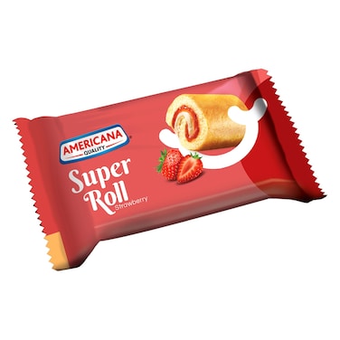 Americana Strawberry Super Roll, 60g