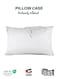 Microfiber Pillow Cases 2 Piece Set 50x75cm, 20x30 Inches White Pillow Cover Soft Brushed Supersoft Fabric Pillow Cases Standard Size