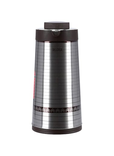 1L Stainless Steel Vacuum Flask - Insulated Flask Bottle - Thermos Flask with Double Wall Design -Jug Flask, Vacuum Thermo Airpot, Hot and Cool, Portable - Indoor Outdoor Use