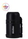 Vacuum Insulated Flask Leak Proof Stainless Steel Double Walled Thermal Mug for Hot or Cold Drink 0.6L Silver/Black