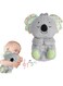 LBOYLOVE&reg; Sleeping Koala,Breathing Koala,Soothe 'n Snuggle Koala, Baby Breathing Sleep Soothers Animal,Infant Musical Soother, Music Sleep Companion Suitable for Toddlers and Children