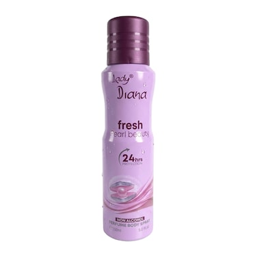 Lady Diana Fresh Pearl Beauty Deodorant Body Spray, Long-Lasting Fragrance, Daily Use for Women, 150 ml