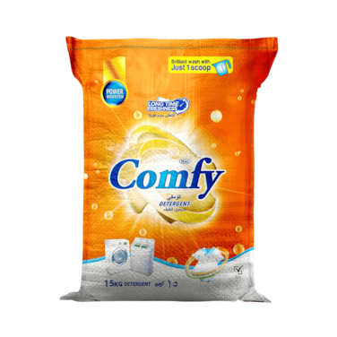 Feah Comfy Detergent Powder 15Kg   Extra-Large Pack for Heavy-Duty Laundry   Long-Lasting Fresh Fragrance   Tough on Stains Gentle on Fabric   Suitable for Machine and Hand Wash