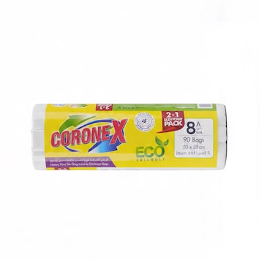 Coronex Garbage Bags 50x58cm 8 Gallon Durable Household Trash Bags