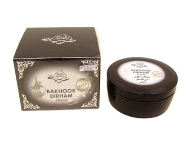 Feah Arabia Bakhoor Dirham Silver 55g Premium Incense