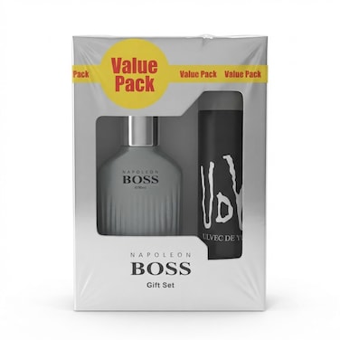 Napoleon Boss Eau de Toilette for Men Promo Pack, 50ml Perfume with 75ml Bonus Spray