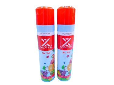 X Creation Mix Fruit Air Freshener Spray 300ML Fruity Long Lasting Fragrance