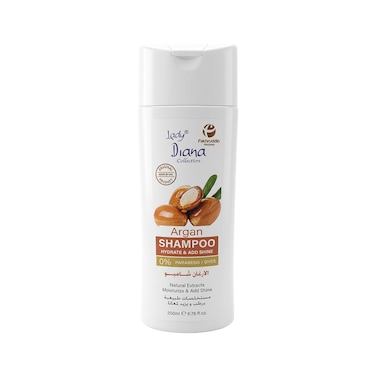Lady Diana Argan Shampoo, Hydrate &amp; Add Shine Hair Care, 200 ml
