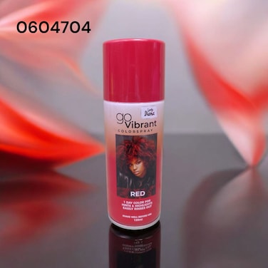 Lady Diana Hair Colour Spray Red - 120ml Temporary Hair Color