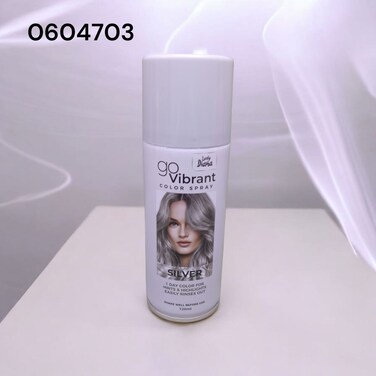 Lady Diana Hair Colour Spray Silver - 120ml Temporary Hair Color
