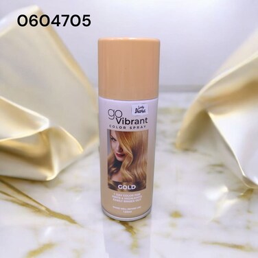 Lady Diana Hair Colour Spray Gold Yellow - 120ml Temporary Hair Color Spray