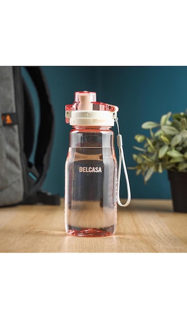 Delcasa DC3249 Plastic Water Bottle, 680 ml Capacity, Pink