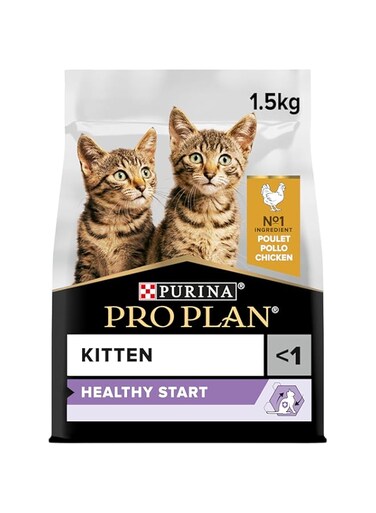 Purina Pro Plan Kitten Healthy Start Dry Cat Food with Chicken, 1.5 kg