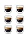 CattleBie Egg Shape Glass Insulation Insulation Double Cup 80ml Gift Cup Heat Resistant Coffee Cup,Latte,Espresso Cup Or Drinking Cup (Color : Set of 6 Pcs)