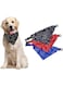 LIENJAER Dog Bandana with Adjustable Buckle, Handmade Dog Collar, Triangle Dog Birthday Bandana, Washable Dog Bandana Collar, Dog Scarf for Small Medium Large Puppies