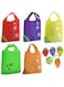 5 Pcs Cute Reusable Grocery Bags in Pouch - Fruit Shaped Reusable Bags With Handles Reusable Shopping Bags Foldable Fruit Tote Bag Washable Grocery Bags - Foldable Reusable Shopping Bag Folding Bags