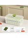 Rapid Ice Release Ice Tray &acirc;&euro;&ldquo; 96-Cell Large Capacity with Storage Box &amp; Ice Shovel, Food-Grade PP Material, Sealed &amp; Dustproof