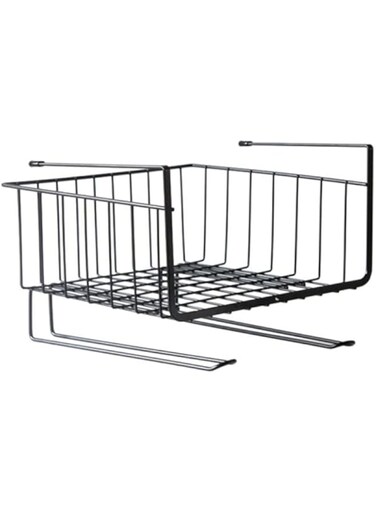 Dubai Gallery Multi-Functional Storage Shelf Black 26X18.5X19.5Centimeter