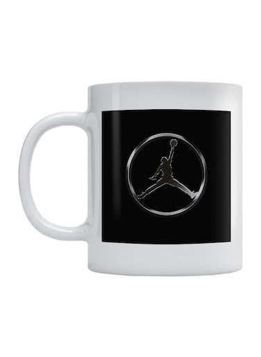 Basketball Printed Mug White/Black/Grey 350ml